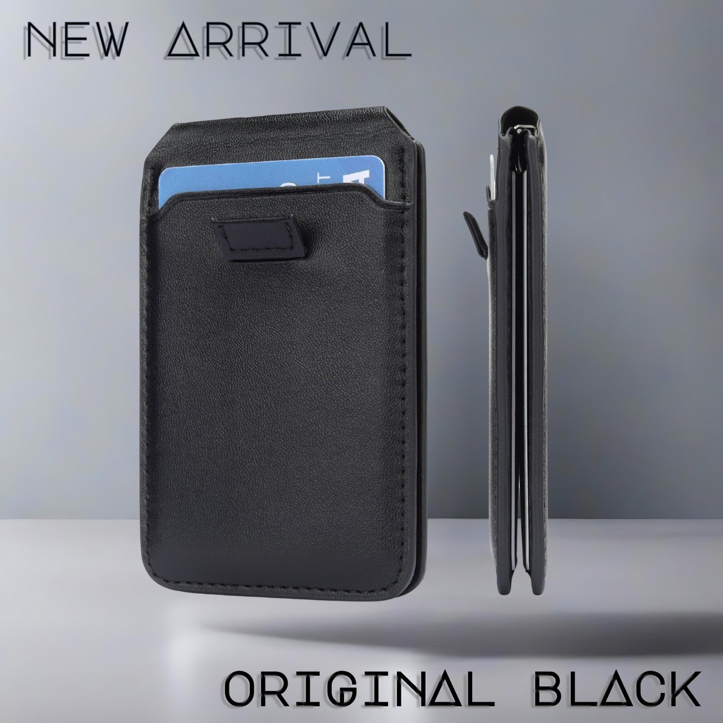 Mag Mate™ Leather Wallet - Mag-Safe Phone Stand - Drawstring for Easy Card Access. Multifunctional, Slim & Minimal Design